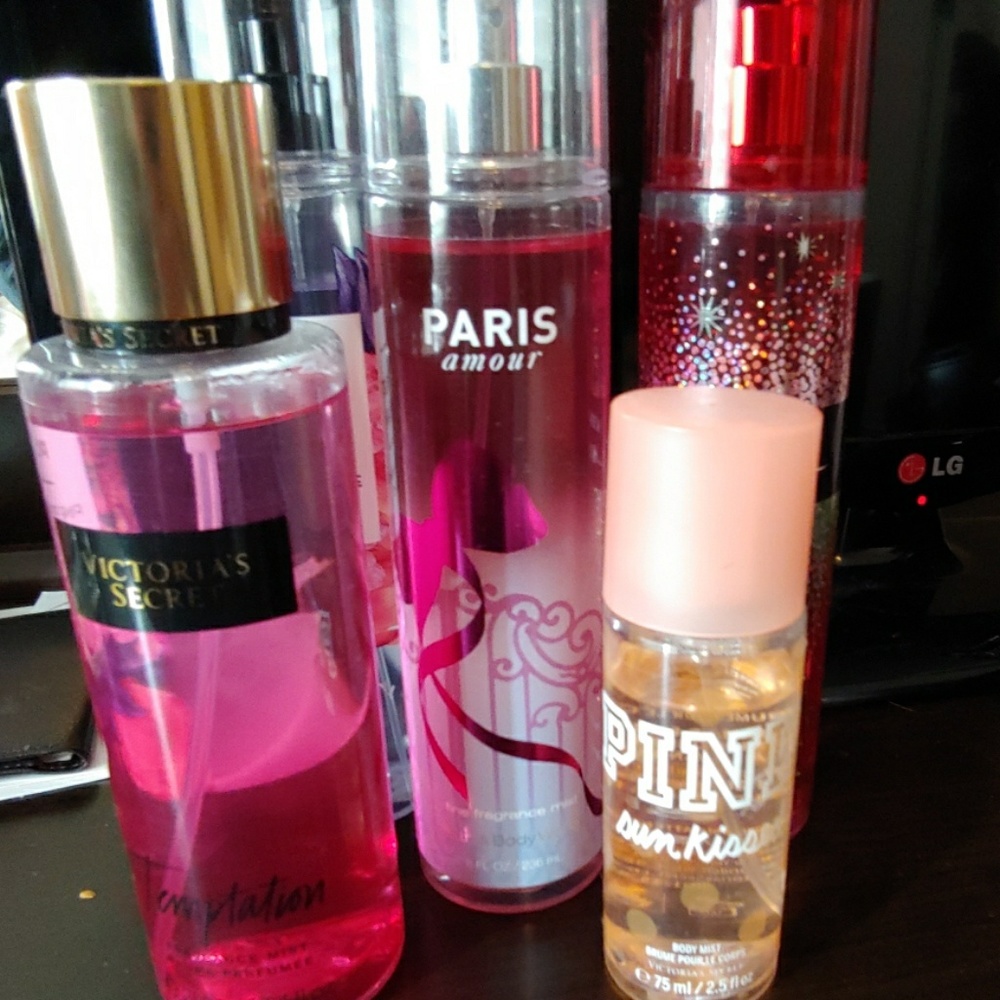 Various fragrances. Bath and Body and VS